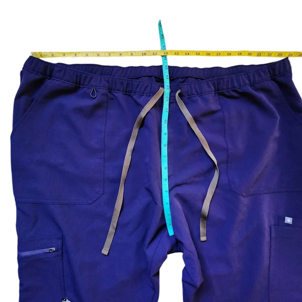 Figs Plus Size Purple Scrub Pant 5XL